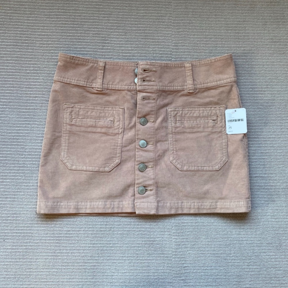 Free People light pink mini skirt